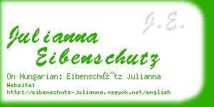 julianna eibenschutz business card